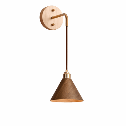 Norvyn Wood Drop Wall Lamp