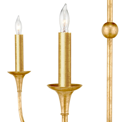 Nottaway 9 - Light Wrought Iron Chandelier