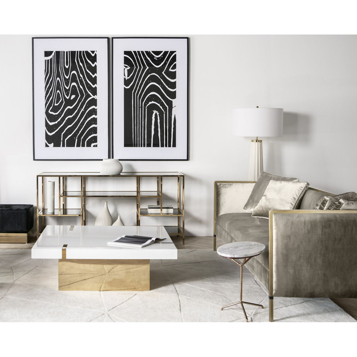 Oakland Etagere Bookcase