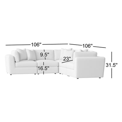 Oasis 11- Piece Upholstered Corner Sectional