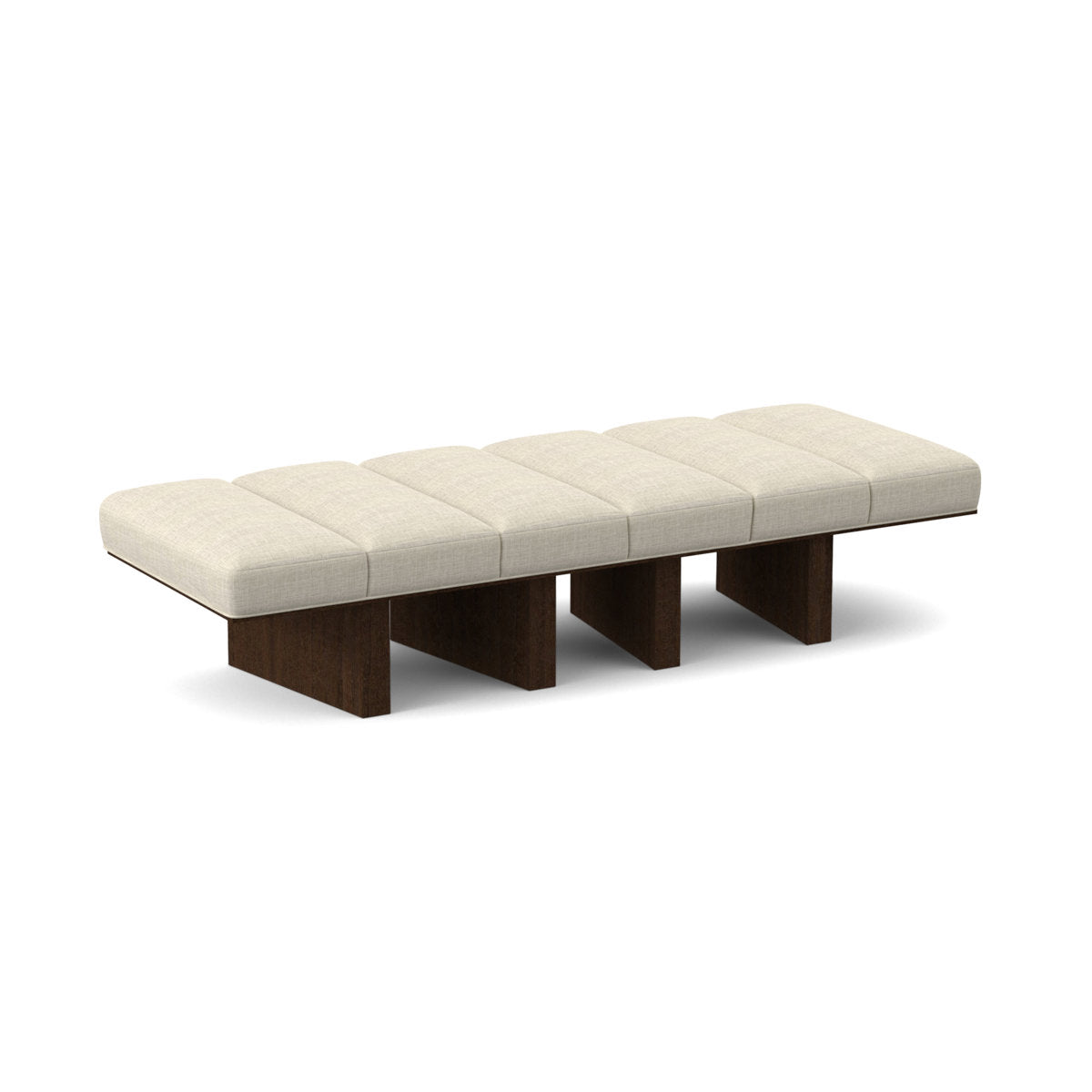 Oblique Upholstered Bench