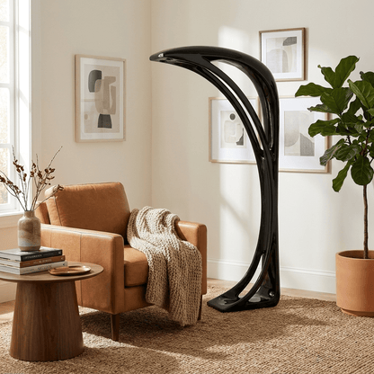 Obsidian Curve Floor Lamp