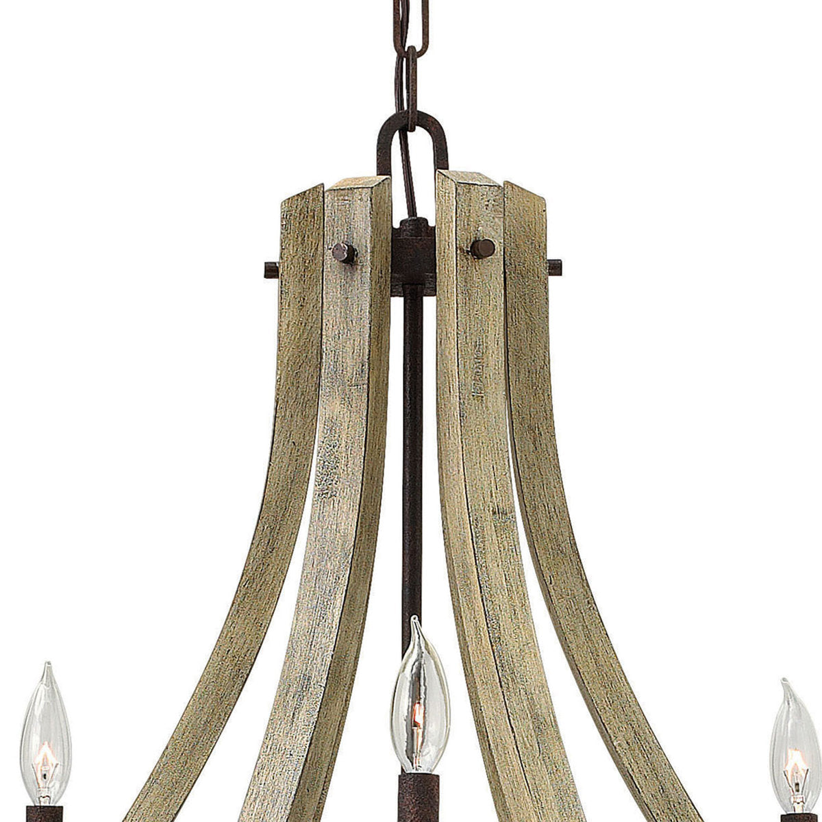 Oceane 9 - Light Candle Style Empire Chandelier