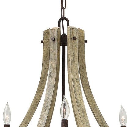 Oceane 9 - Light Candle Style Empire Chandelier