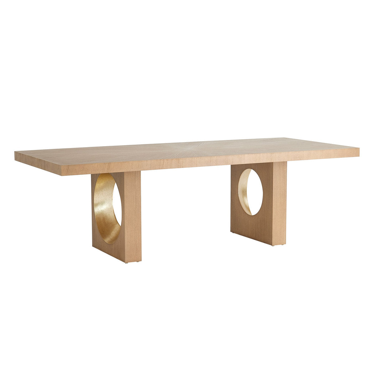 Oculus Mahogany Wood Dining Table