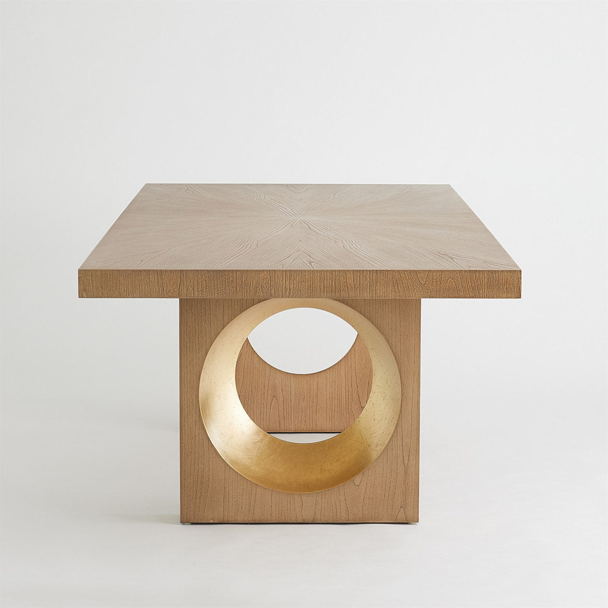 Oculus Mahogany Wood Dining Table