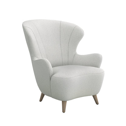 Ollie Wingback Chair Chair with Ottoman