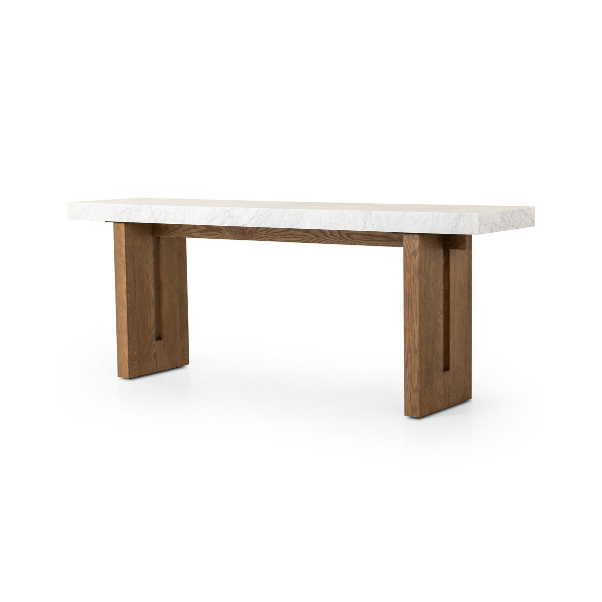 Olympia Console Table-White Carrara Marble