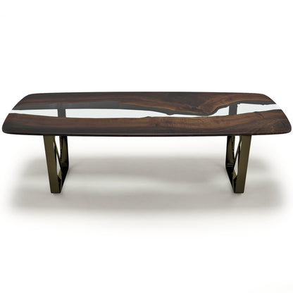 Ombrone Walnut Wood Dining Table