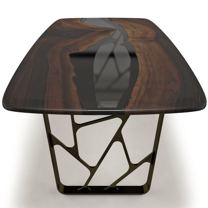 Ombrone Walnut Wood Dining Table