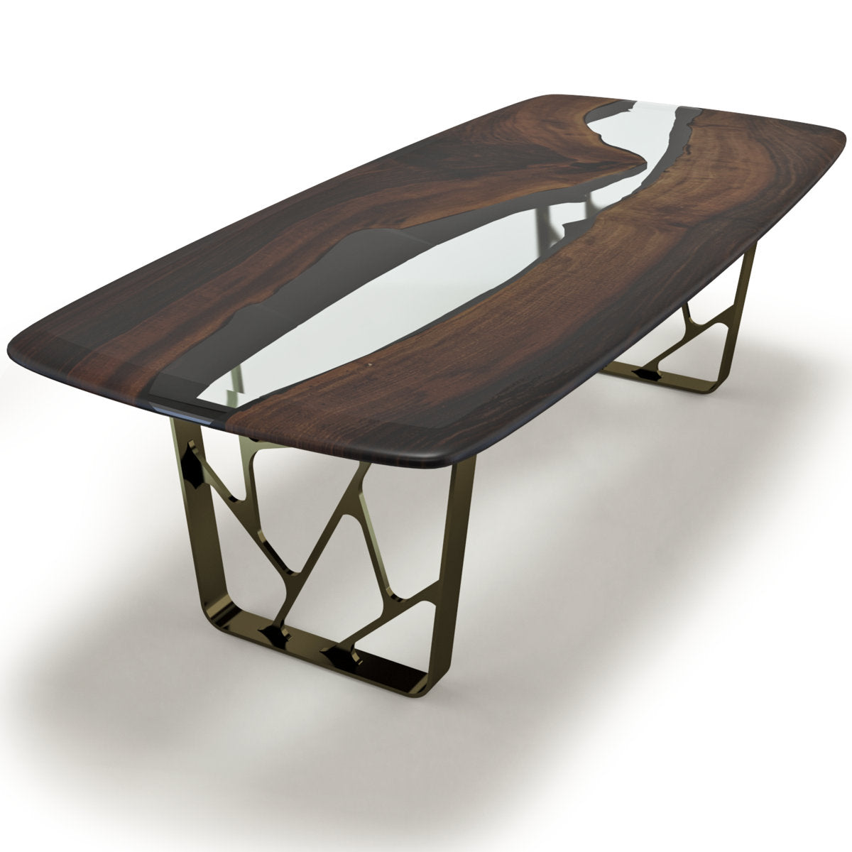 Ombrone Walnut Wood Dining Table