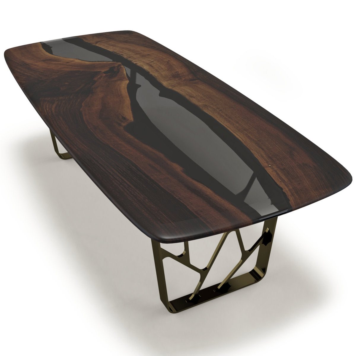 Ombrone Walnut Wood Dining Table