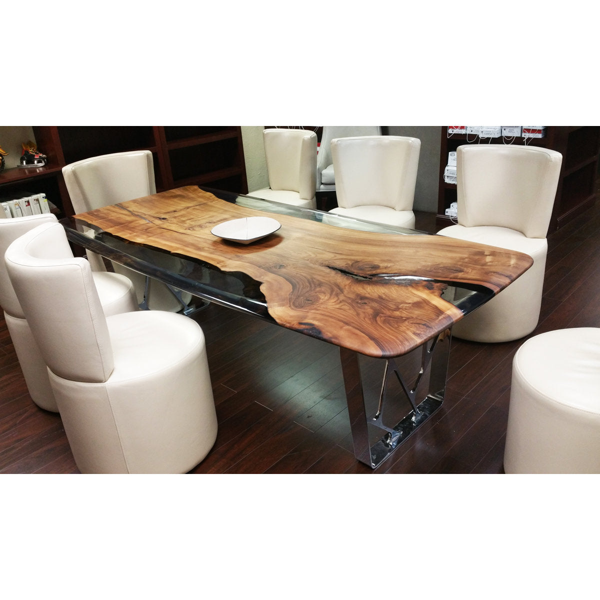 Ombrone Walnut Wood Dining Table