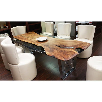 Ombrone Walnut Wood Dining Table