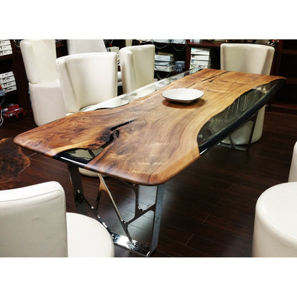 Ombrone Walnut Wood Dining Table