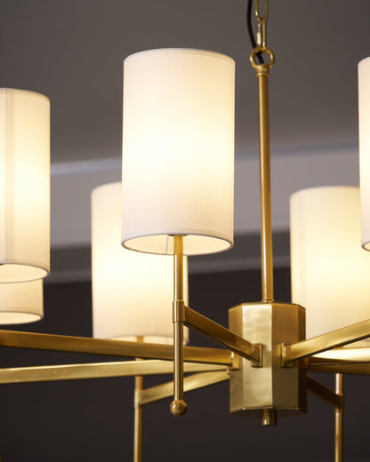 Brilliancess Brass Chandelier