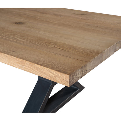 Open Sky Solid Oak Dining Table