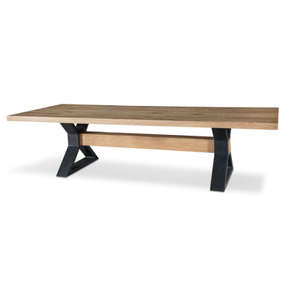 Open Sky Solid Oak Dining Table