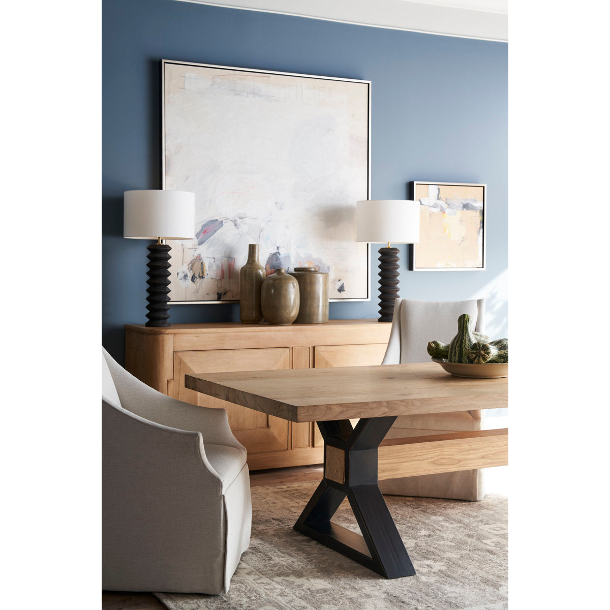Open Sky Solid Oak Dining Table
