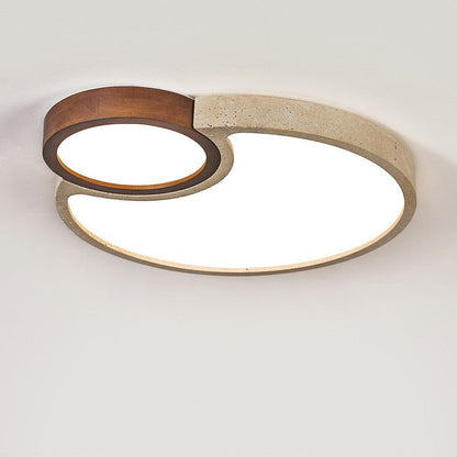 Orba Travertine Ceiling Light