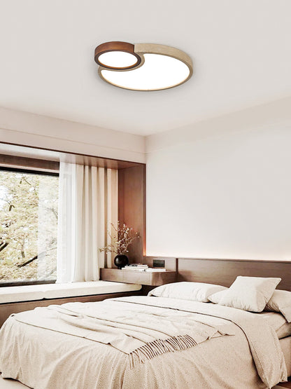 Orba Travertine Ceiling Light