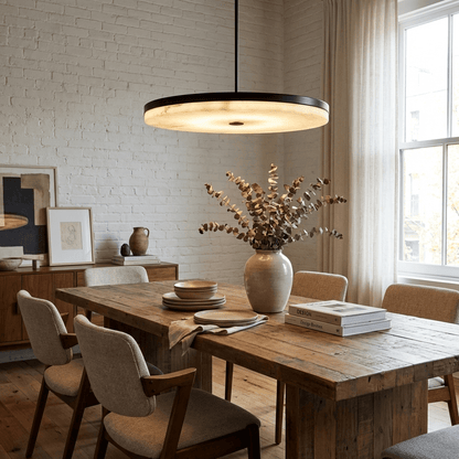 Orbis Alabaster Pendant Light