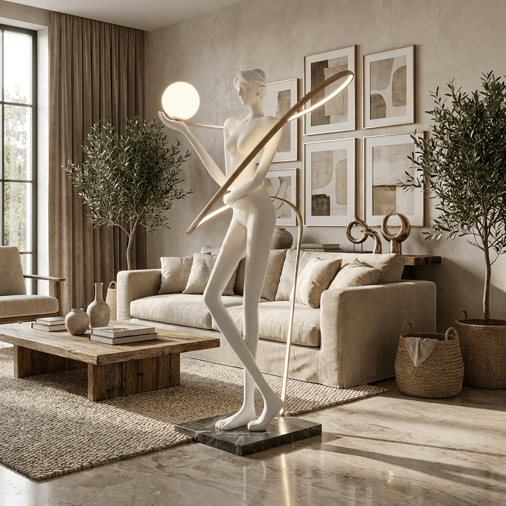 Orbit Muse Sculpture Lamp