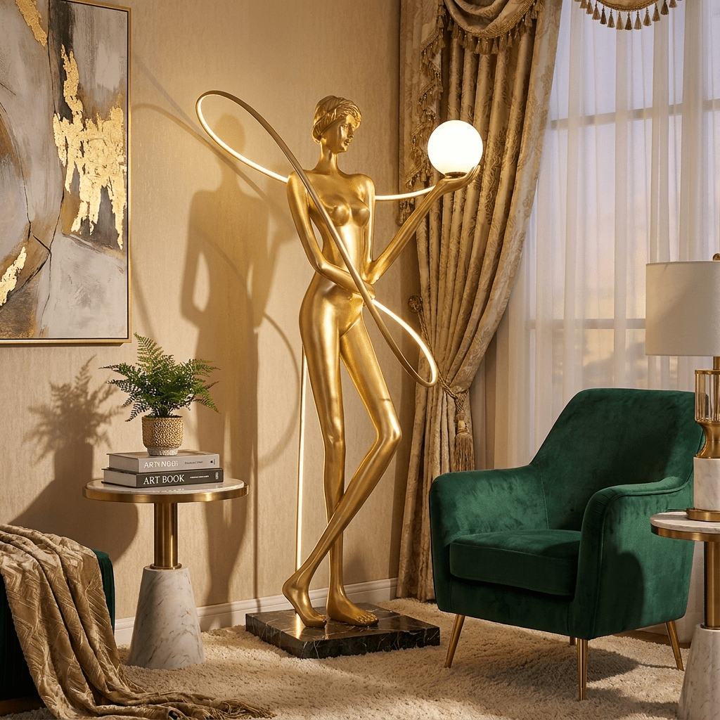 Orbit Muse Sculpture Lamp