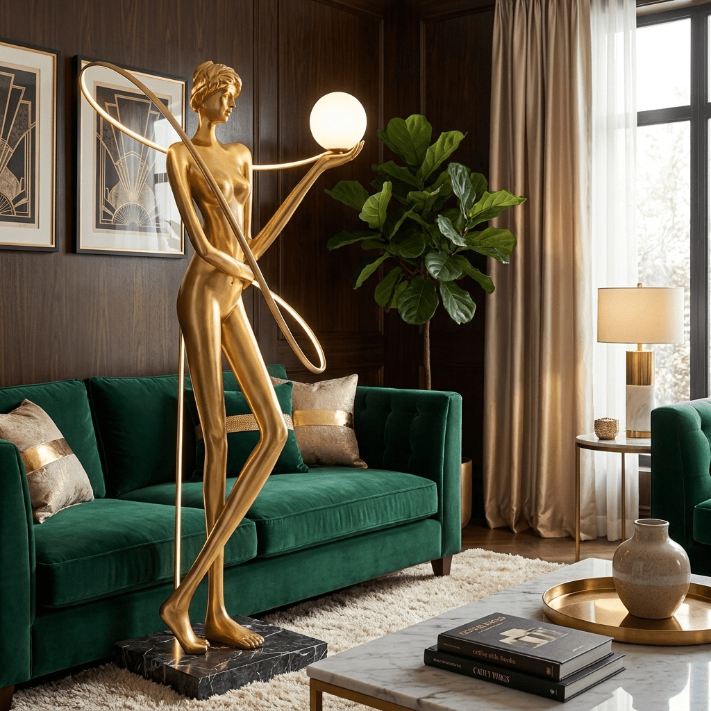Orbit Muse Sculpture Lamp