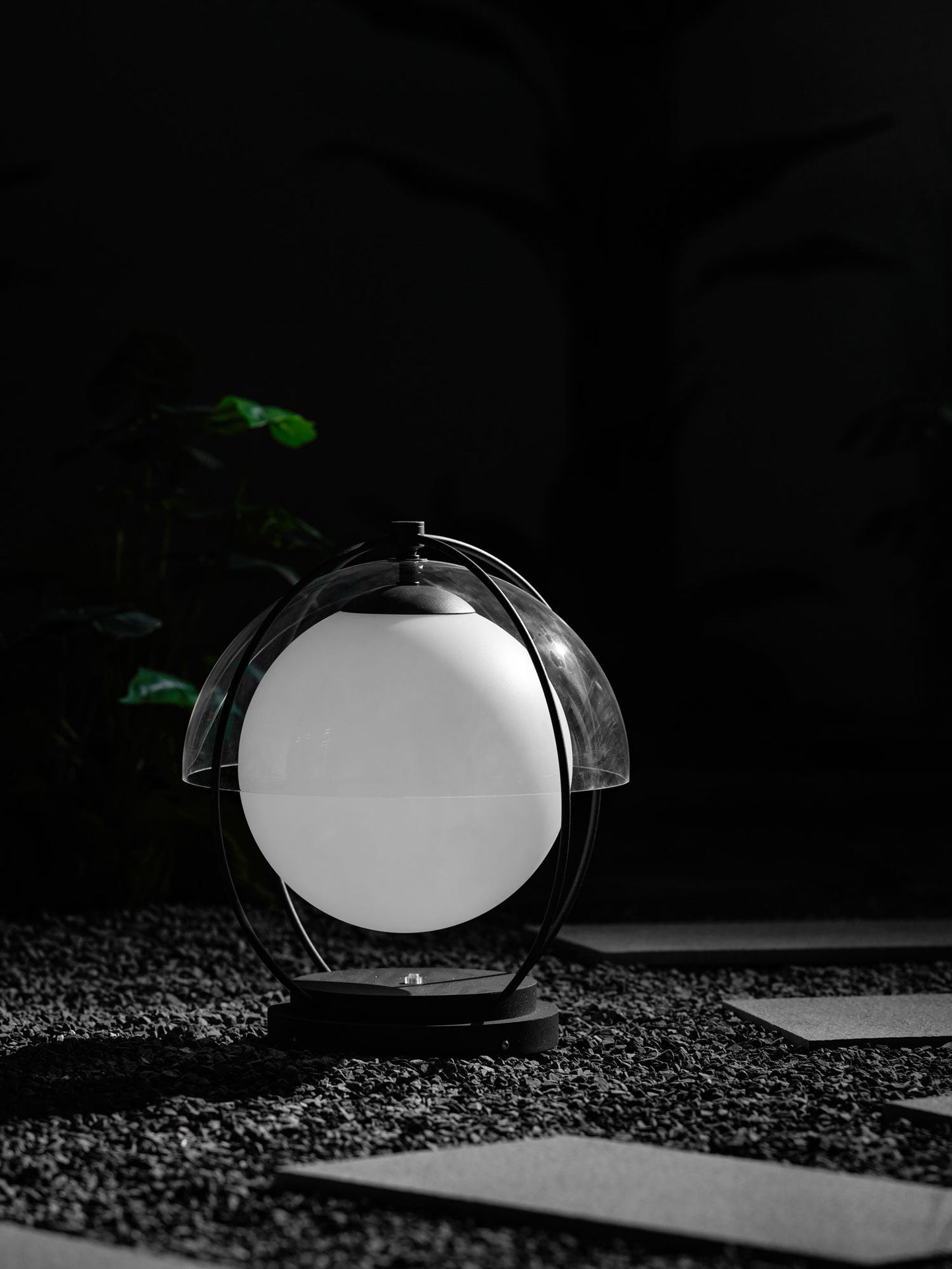 Orbital Globe Outdoor Table Lamp