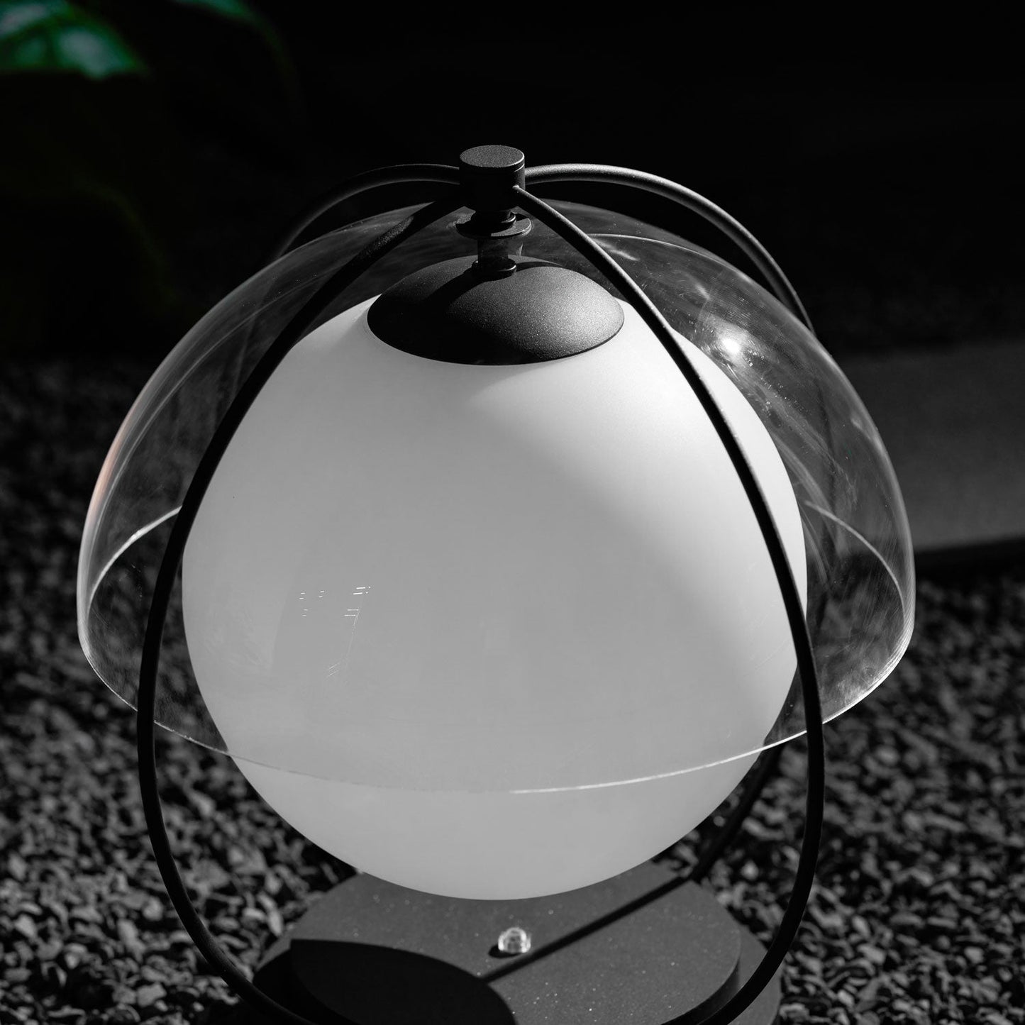 Orbital Globe Outdoor Table Lamp