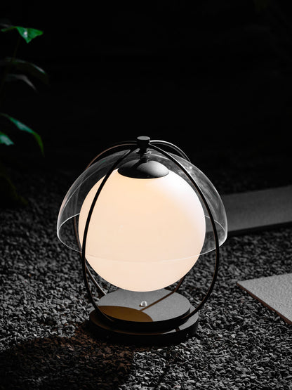 Orbital Globe Outdoor Table Lamp