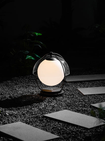 Orbital Globe Outdoor Table Lamp