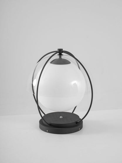 Orbital Globe Outdoor Table Lamp