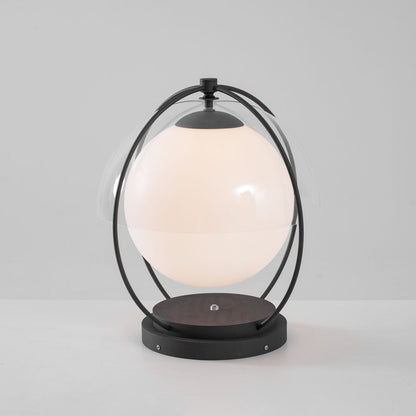 Orbital Globe Outdoor Table Lamp