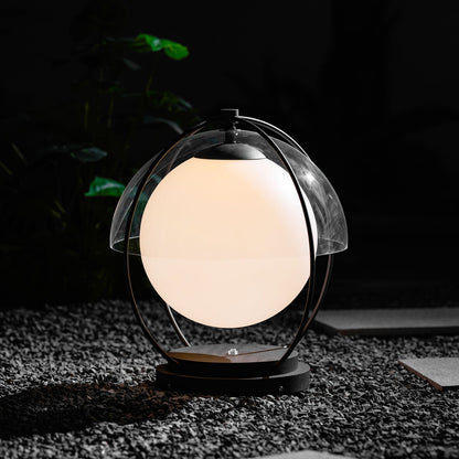 Orbital Globe Outdoor Table Lamp