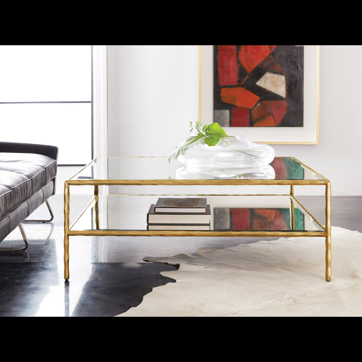 Organic Glass Cocktail Table