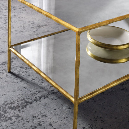 Organic Glass Cocktail Table