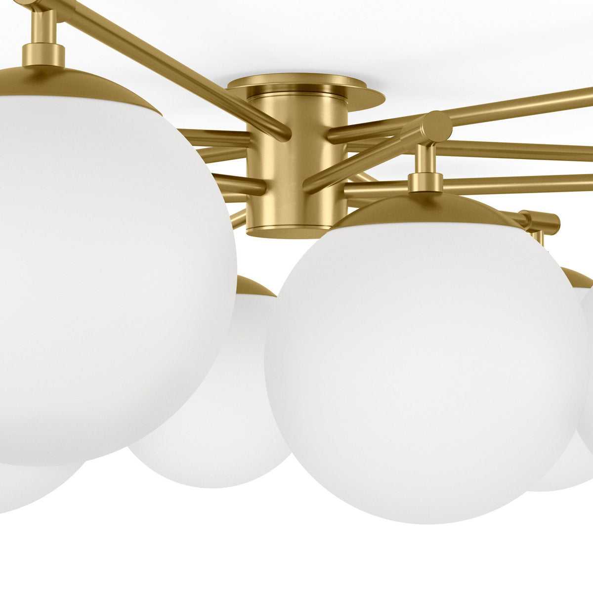 Orion Round Chandelier-Black Gunmetal