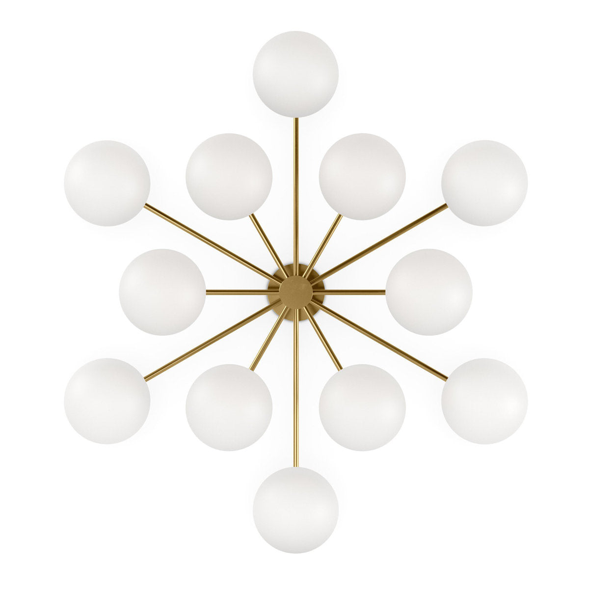 Orion Round Chandelier-Black Gunmetal