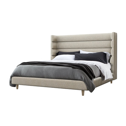 Ornette Upholstered Wingback Bed