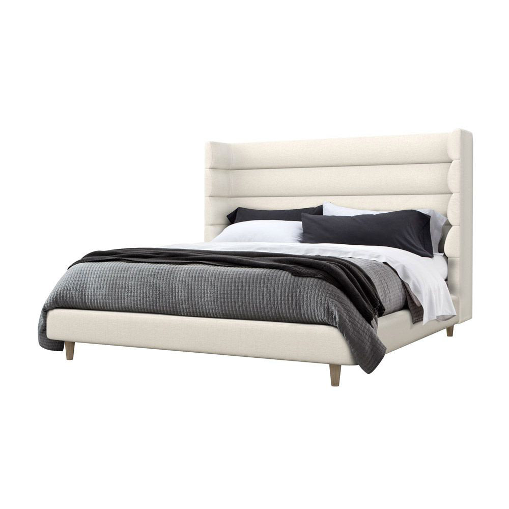 Ornette Upholstered Wingback Bed