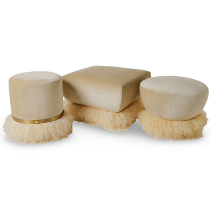 Ostrich Fluff Pouf