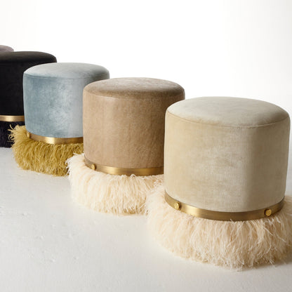 Ostrich Fluff Pouf