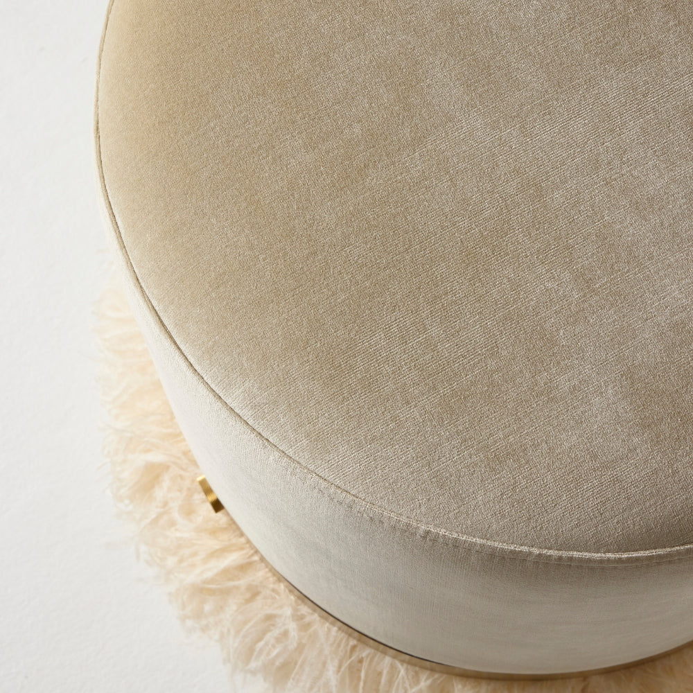 Ostrich Fluff Pouf