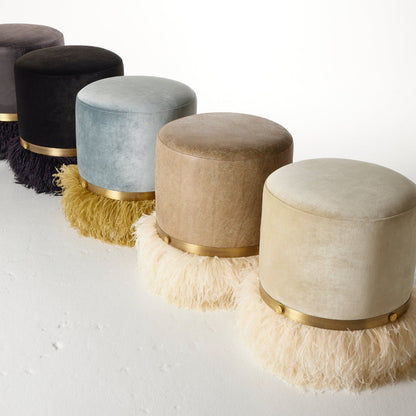Ostrich Fluff Pouf