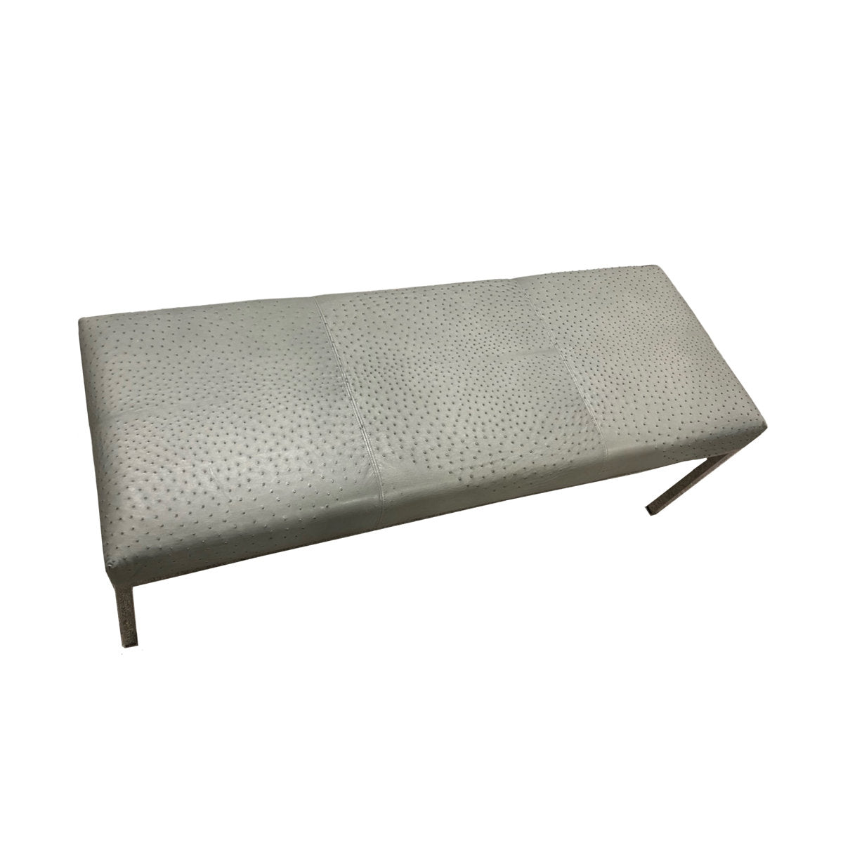 Ostrich Leather Bench