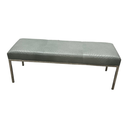 Ostrich Leather Bench