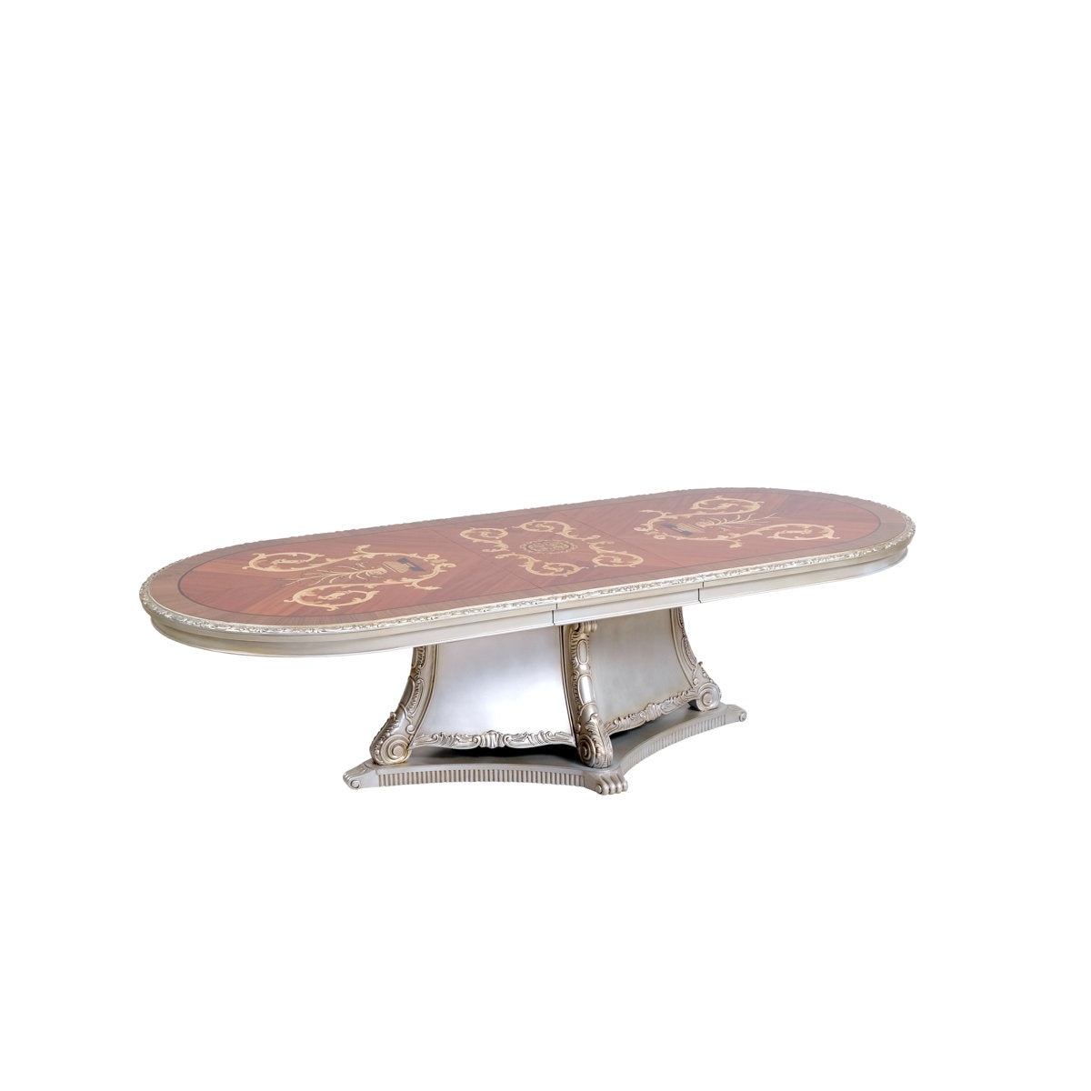 Oval Mahogany Wood Dining Table