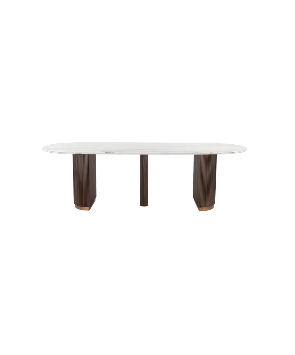 Oval Marble Dining Table